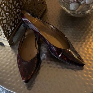 Stuart Weitzman Tortoiseshell Slingback Style Flats